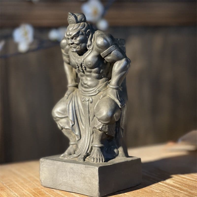 石仏 力士 仏像 装飾品 工芸品 美術品 置物