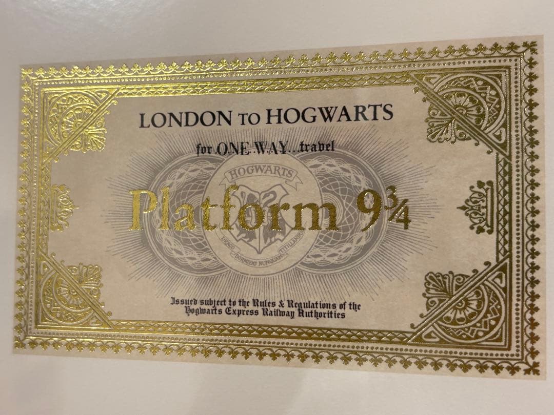 【超希少】ハリーポッター ミナリマアート　プラットフォーム9¾ プレミアム限定品