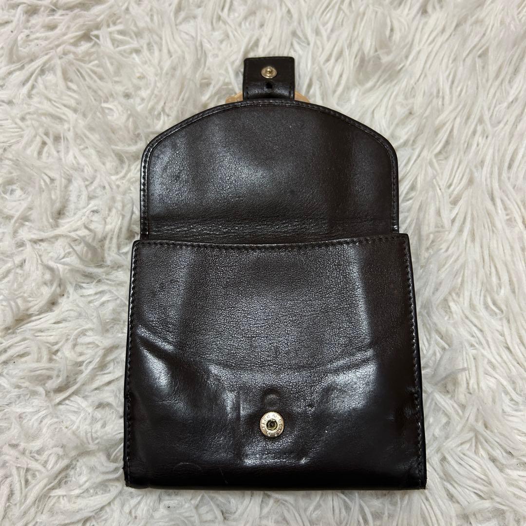 ⭐️希少⭐️ブルガリ チャンドラ 三つ折り財布 コンパクトウォレット ブラウン