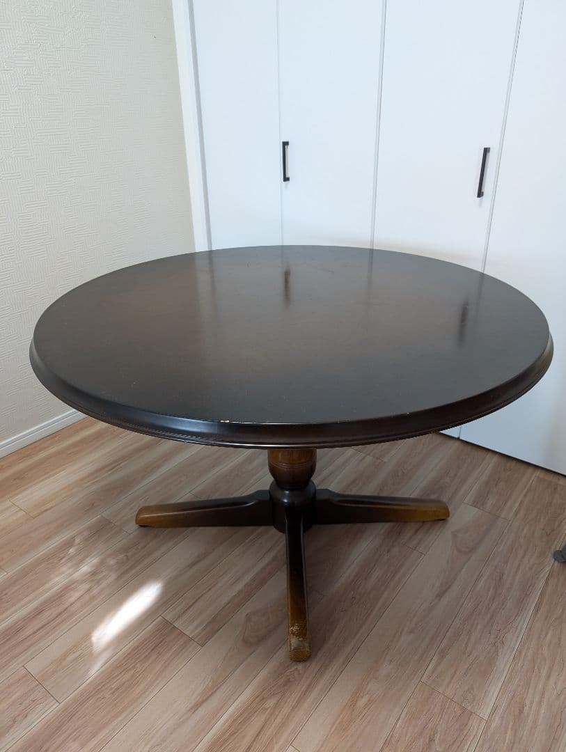 飛騨産業キツツキ120cm円形テーブル