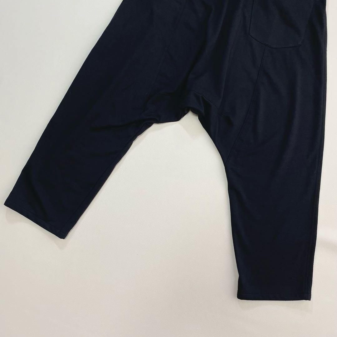 6264 Y-3 サルエルパンツ　ルーズシルエットパンツ　ブラック スリーライン