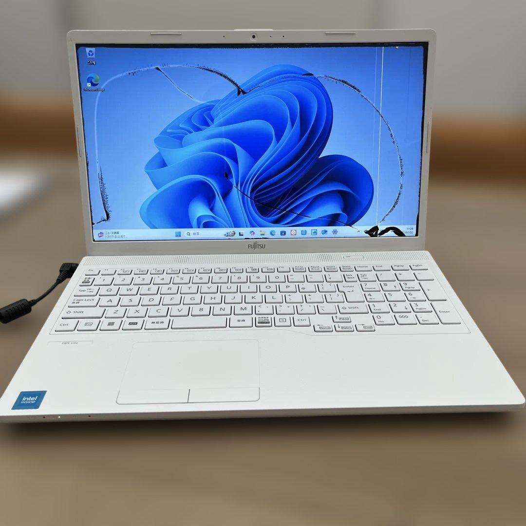 FMV35 富士通ノートパソコン　画面液晶割れ　完動品