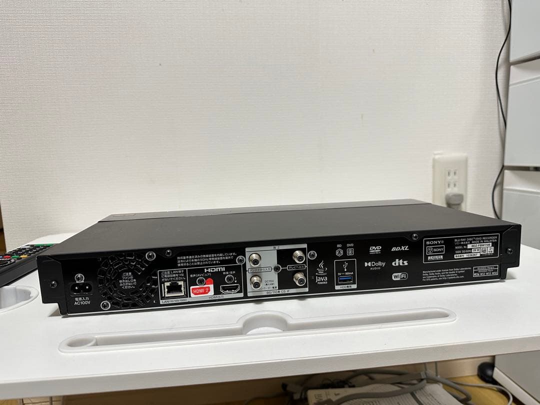 SONY DVDプレーヤー 本体・ケーブル付属 BLU-FBW1100 2021