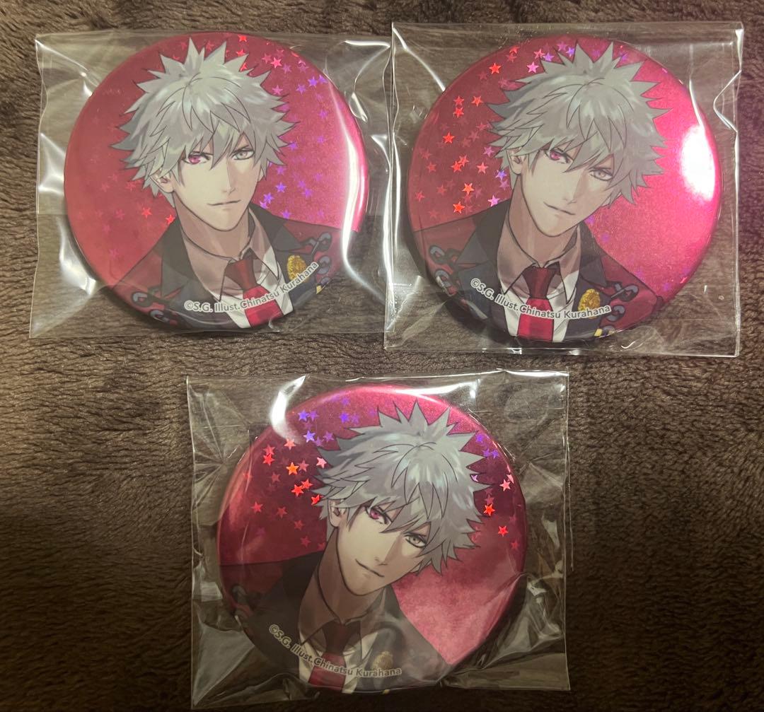 うたプリ 黒崎 蘭丸 額装 ホログラム 缶バッジ セット