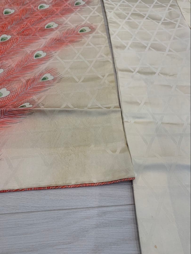 振袖　大正ロマン　昭和レトロ　アンティーク　羽織り　着物　道行　和洋折衷