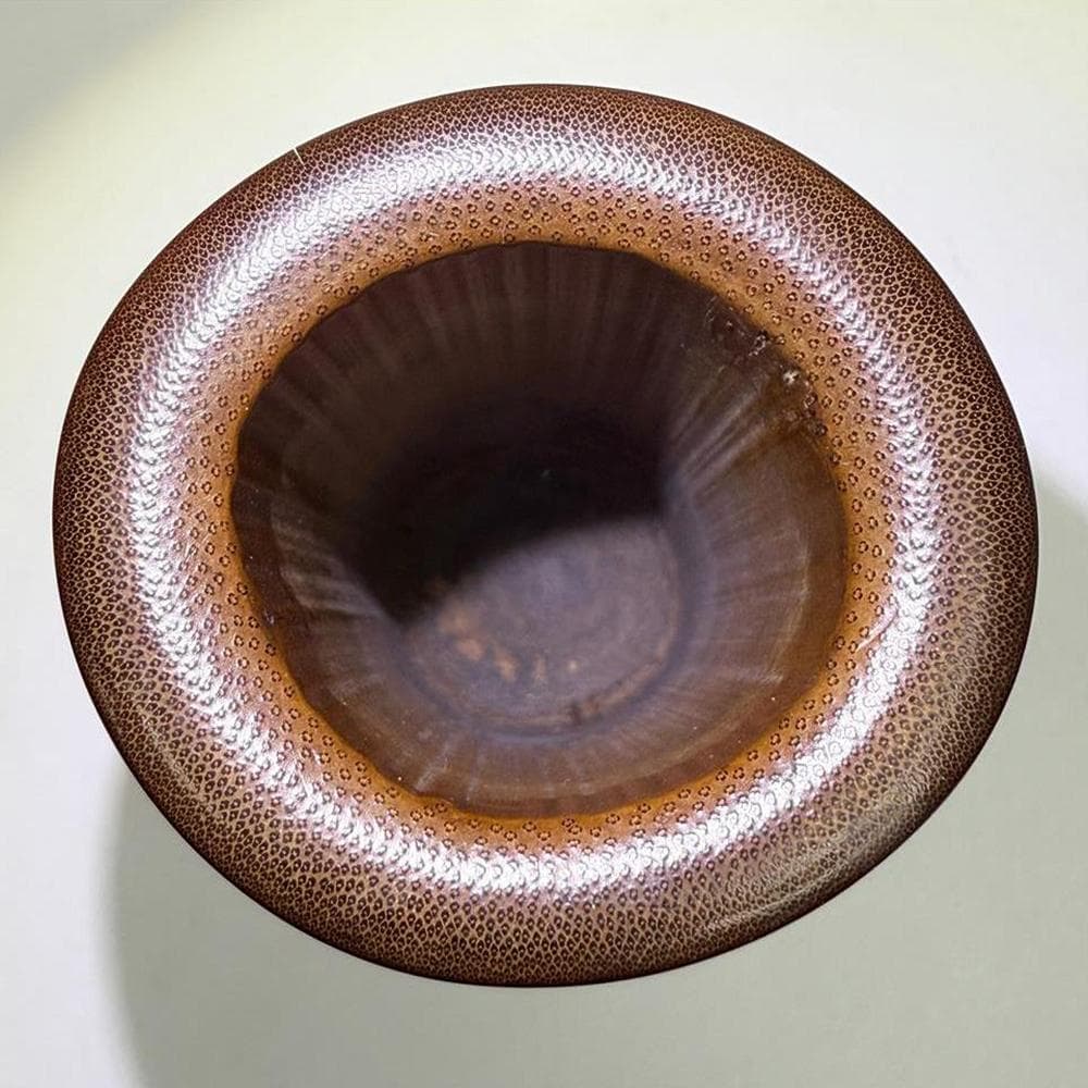 【竹】　★ 竹木 唐竹彫送別図筆筒 ★　清朝期　松樹 人物 彫刻文様　文房珍玩