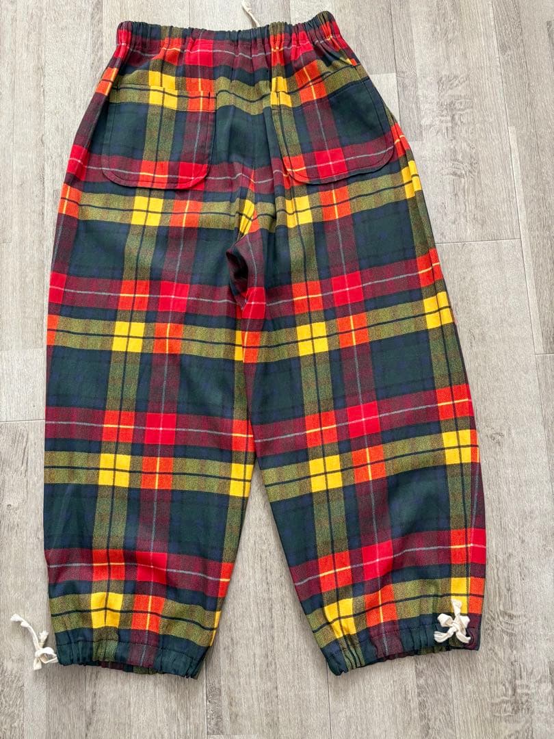 トリココムデギャルソンパンツチェック柄