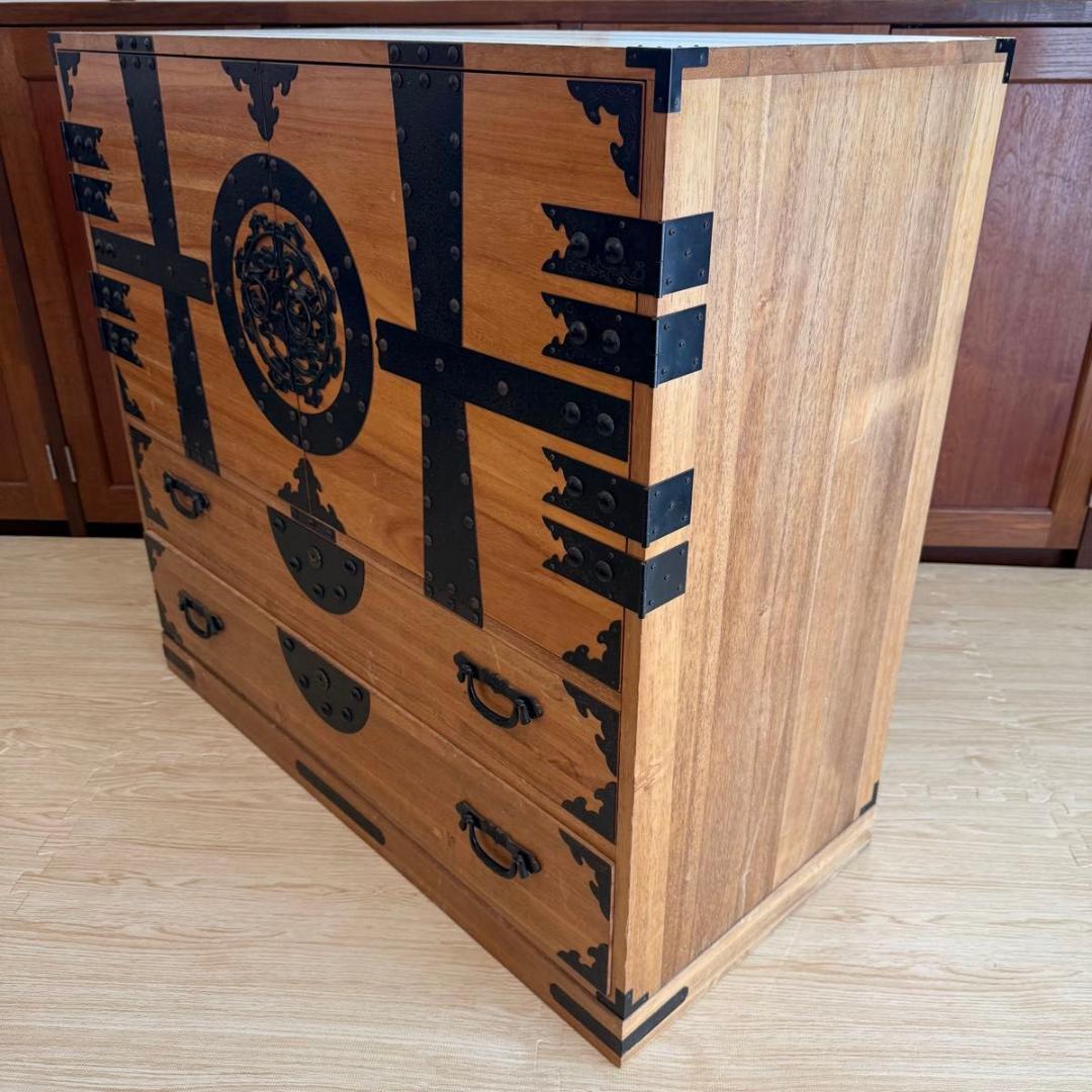 【骨董品】和箪笥／時代箪笥／桐箪笥 アンティーク家具　87-1