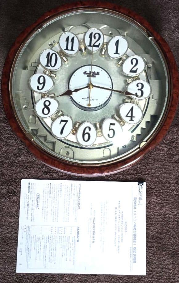 リズム時計 スモールワールド からくり時計 4MN480RH