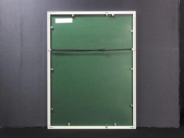 前田常作　直筆サイン『朝顔の図』リトグラフ 2006年 0611O