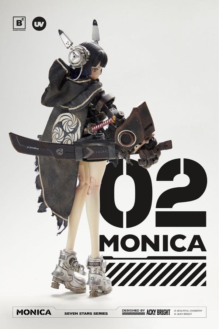 【新品未開封】Acky Bright 02 MONICA 可動フィギュア