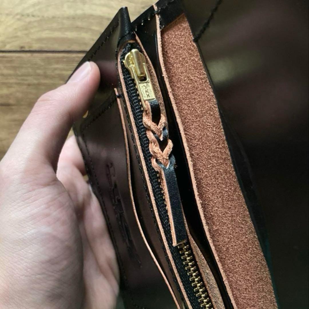 【お札を折らずに収納】トラッカーウォレット150（ミドル）2.5層【受注生産】