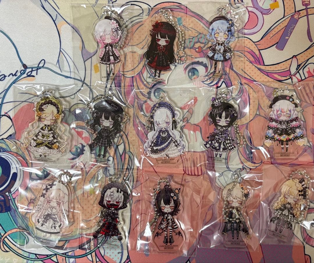 魔法少女ノ魔女裁判　GRA マルイ 特典　アクリルキーチェーン　13種コンプ