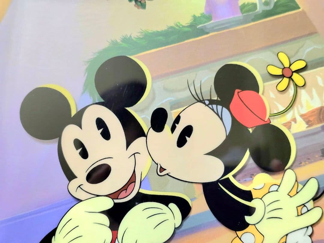 671 Walt Disney セリグラフセル画 ミッキー&ミニー