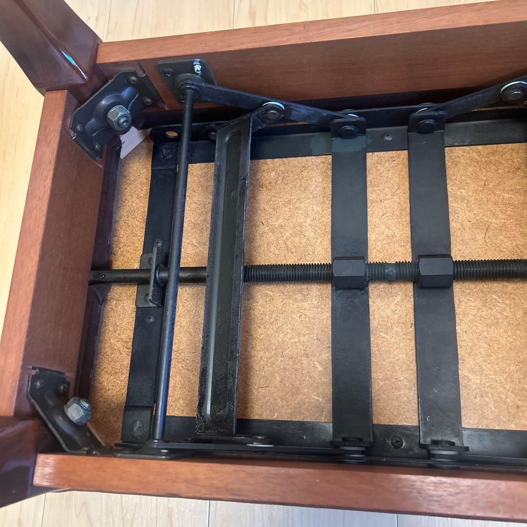 【極美品】YAMAHA ピアノ付属椅子　木目　猫脚　マホガニー