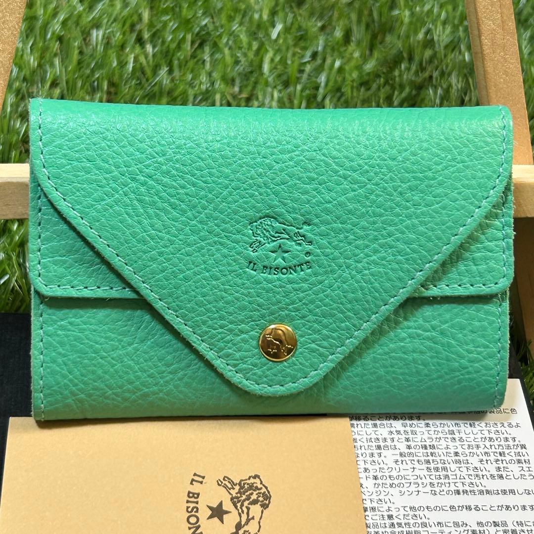 未使用 IL BISONTE イルビゾンテ ケース 小銭入れ カードケース