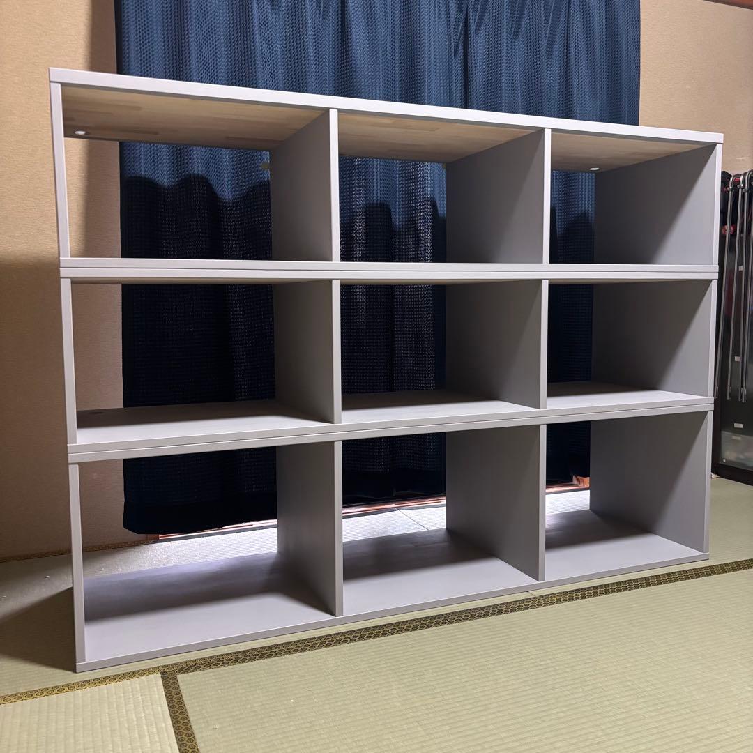 ハンドメイド　格子型　本棚　オーダー受け付けます