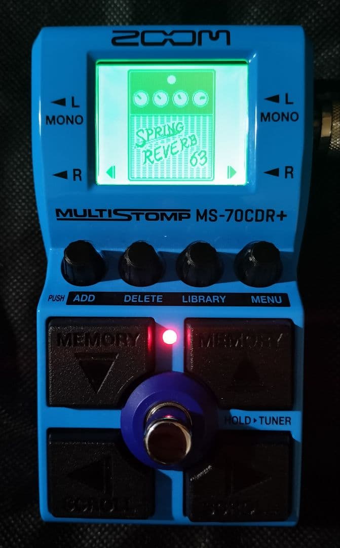 ZOOM MULTISTOMP MS-70CDR+ ギターエフェクター