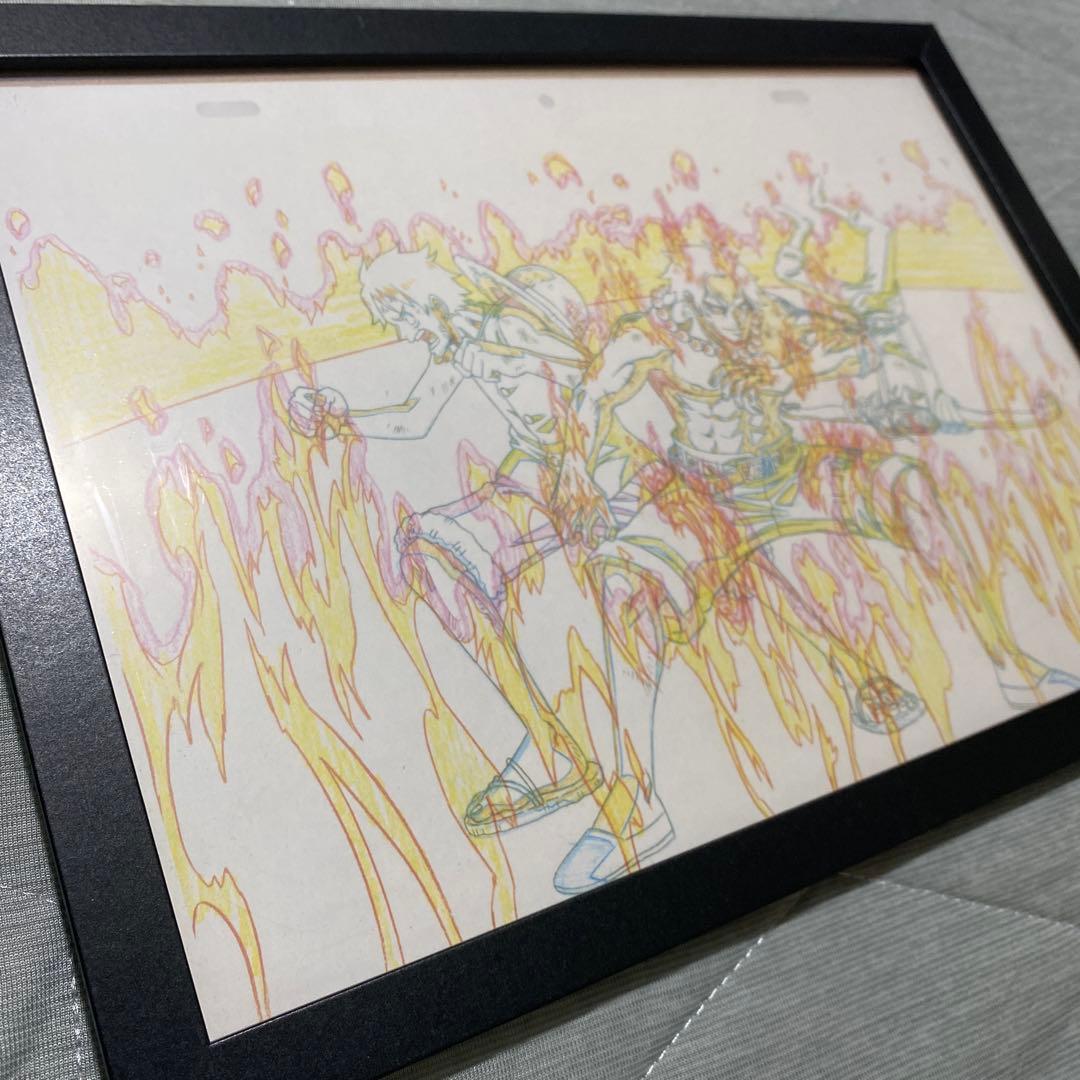 ワンピース　原画　 ルフィ　エース　フレーム付き