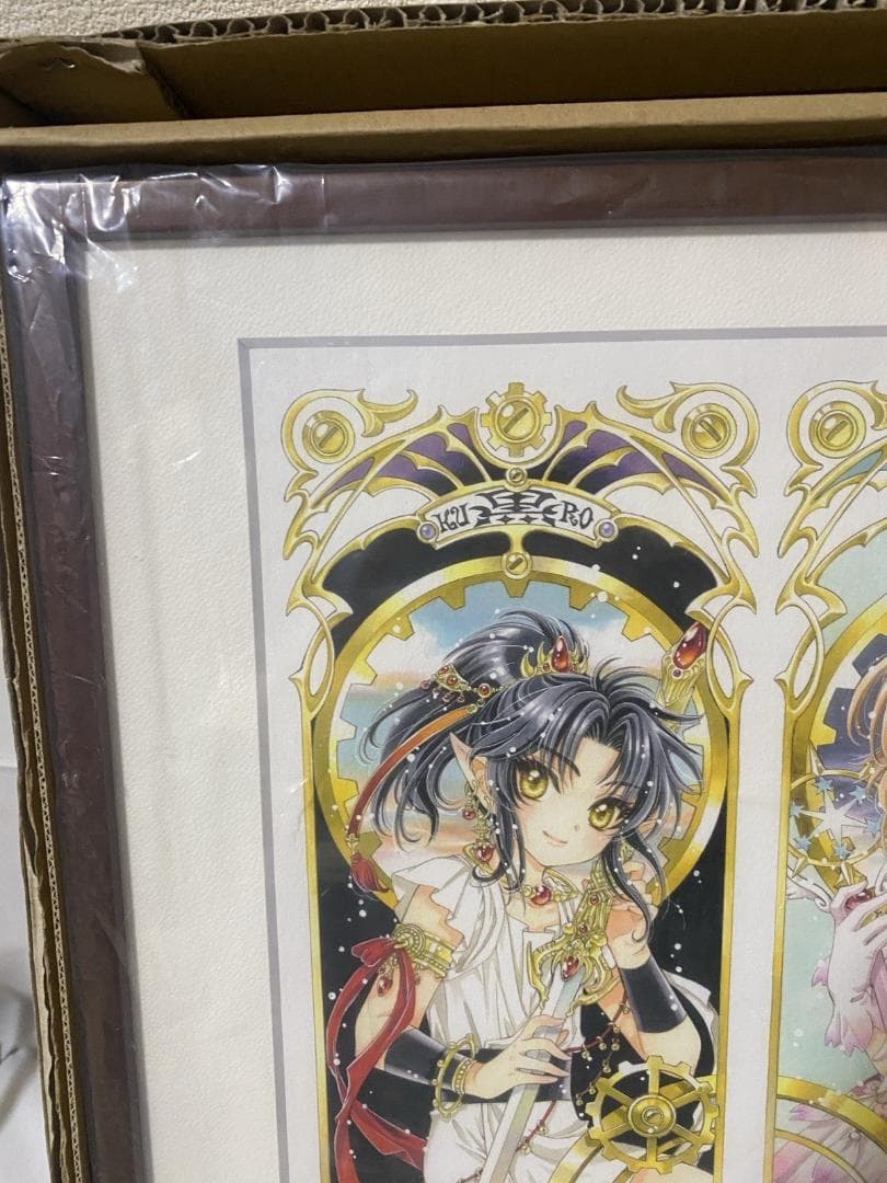 複製原画　CLAMP展 描き下ろし 阿修羅＆さくら