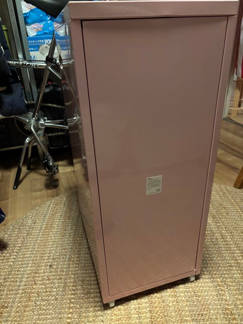 IKEA HELMER ヘルメル 6段チェスト ピンク