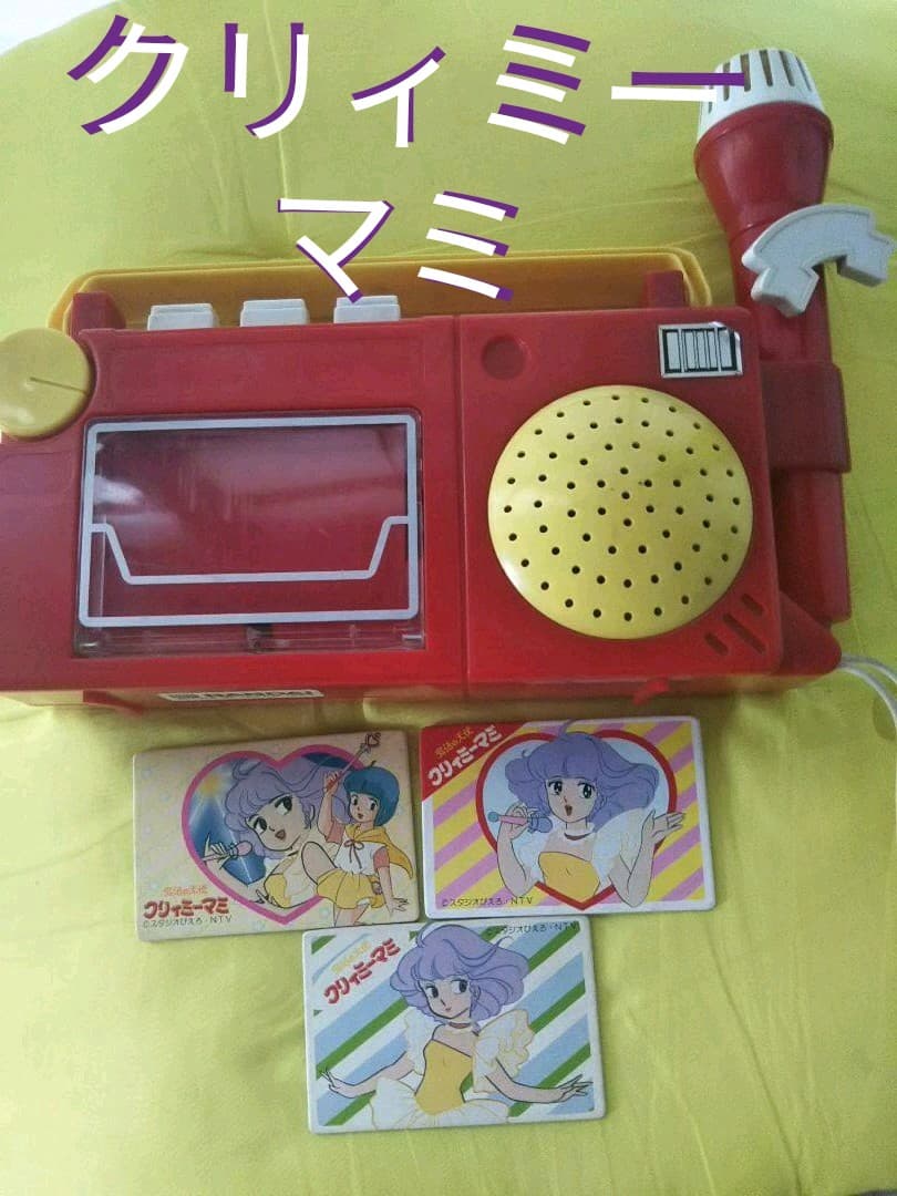 【ジャンク品】1983年 魔法の天使クリーミーマミ ラジカセ型玩具