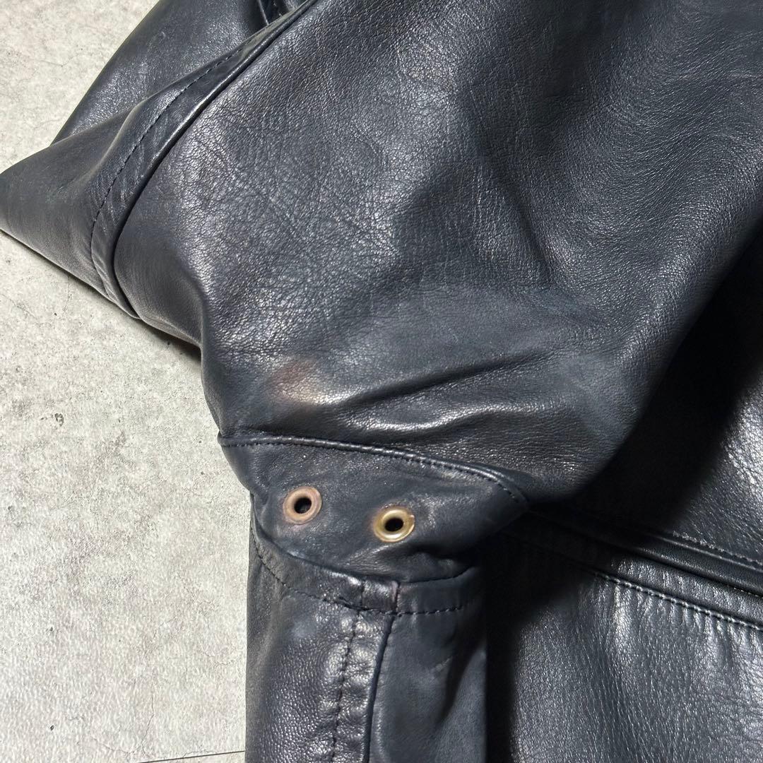 RED MOON ホースハイド シングルライダース L 黒