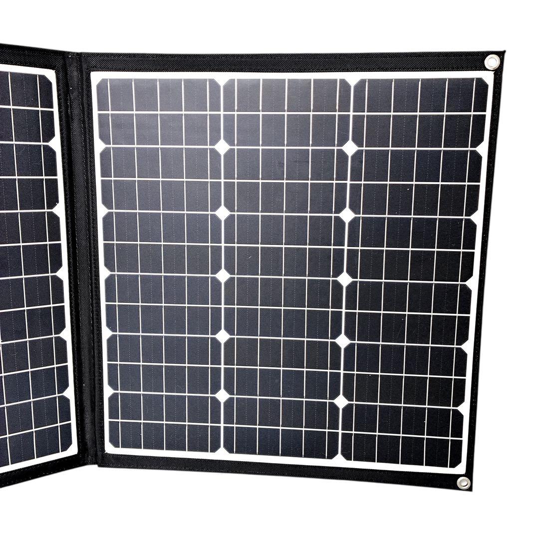 Power ArQ ソーラーパネル 120W 折りたたみ式 付属品完備　キャンプ
