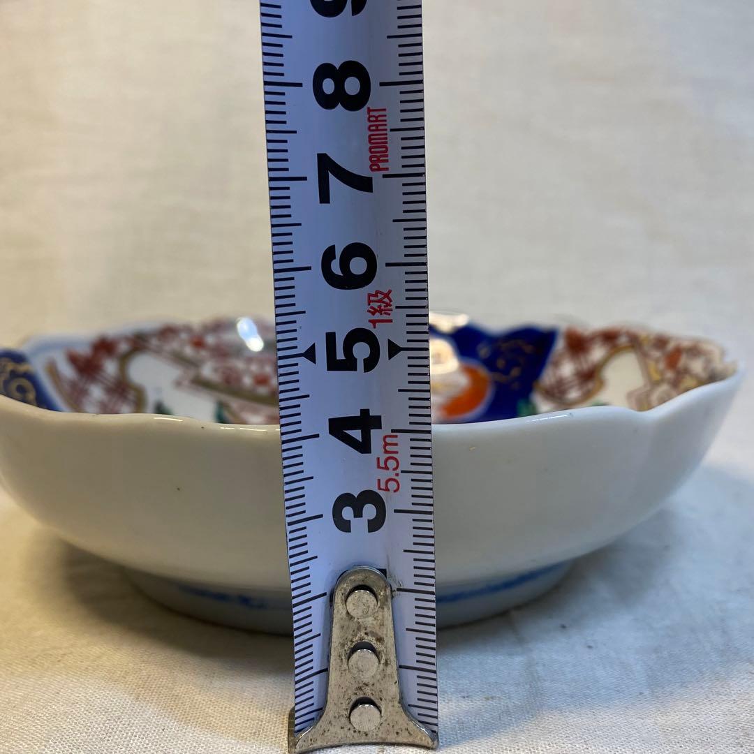 伊万里　古伊万里　大聖寺伊万里　なます皿　色絵　金襴手　4客