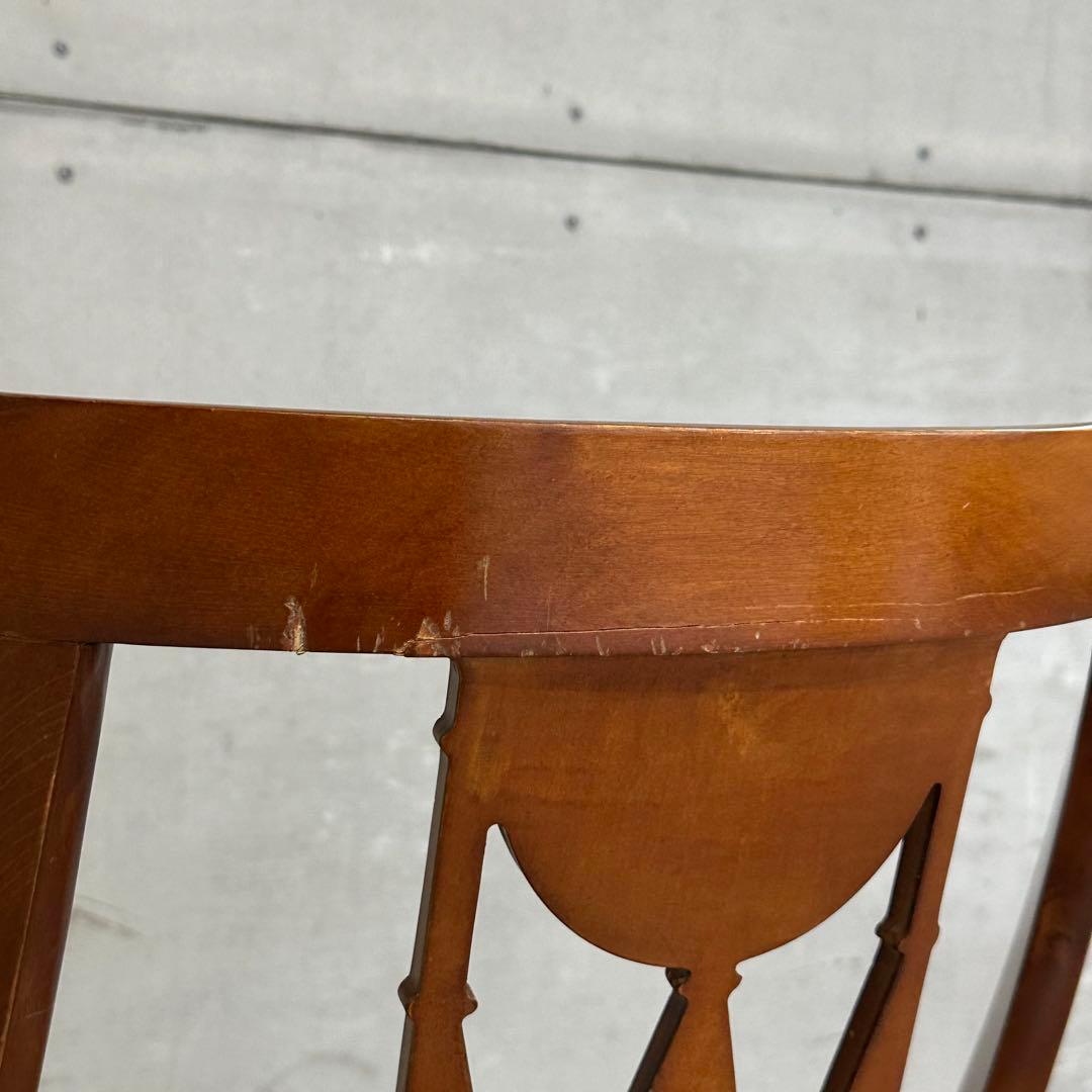 ✦ネオクラシカル様式✦透かし彫り×メダリオン装飾 ダイニングチェア アンティーク