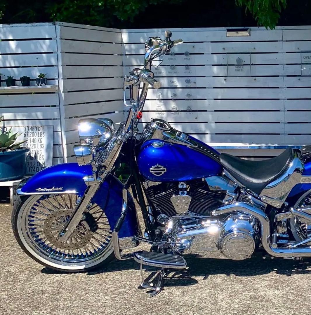 G.D ソフテイル フロントフォーク スライダー クローム ヘリテイジ他