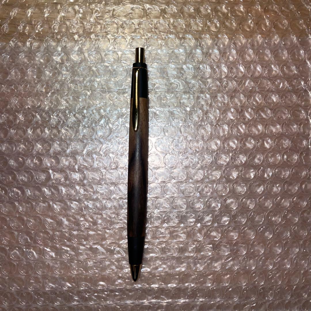 野原工芸　黒柿　新口金　未使用品　シャーペン