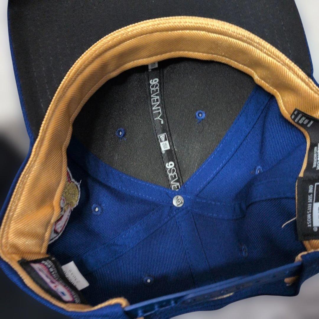 【美品】NEWERA 9SEVENTY ドジャースキャップゴールドコレクション