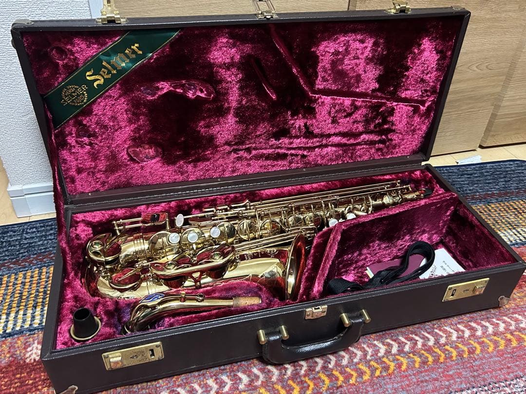 セルマー アルトサックス スーパーアクション80 シリーズ2 53万番台　彫刻