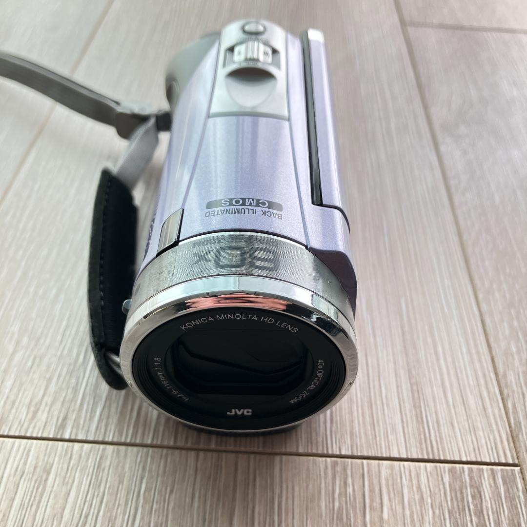 【美品】VictorビデオカメラEverio　JVC GZ-E345-V