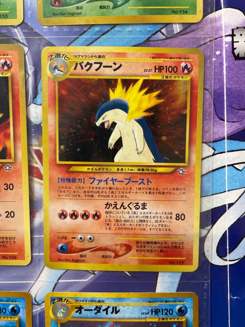 ポケモンカード neo プレミアムファイル 1/2 ファイル付きセット