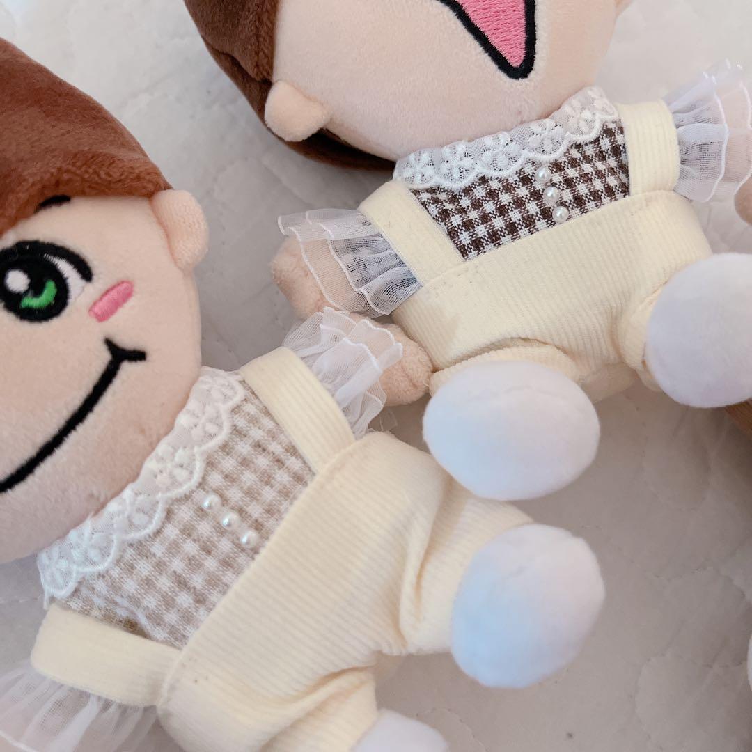 ちびぬい服オーダーページ♡白茶パンツ×チェックトップス