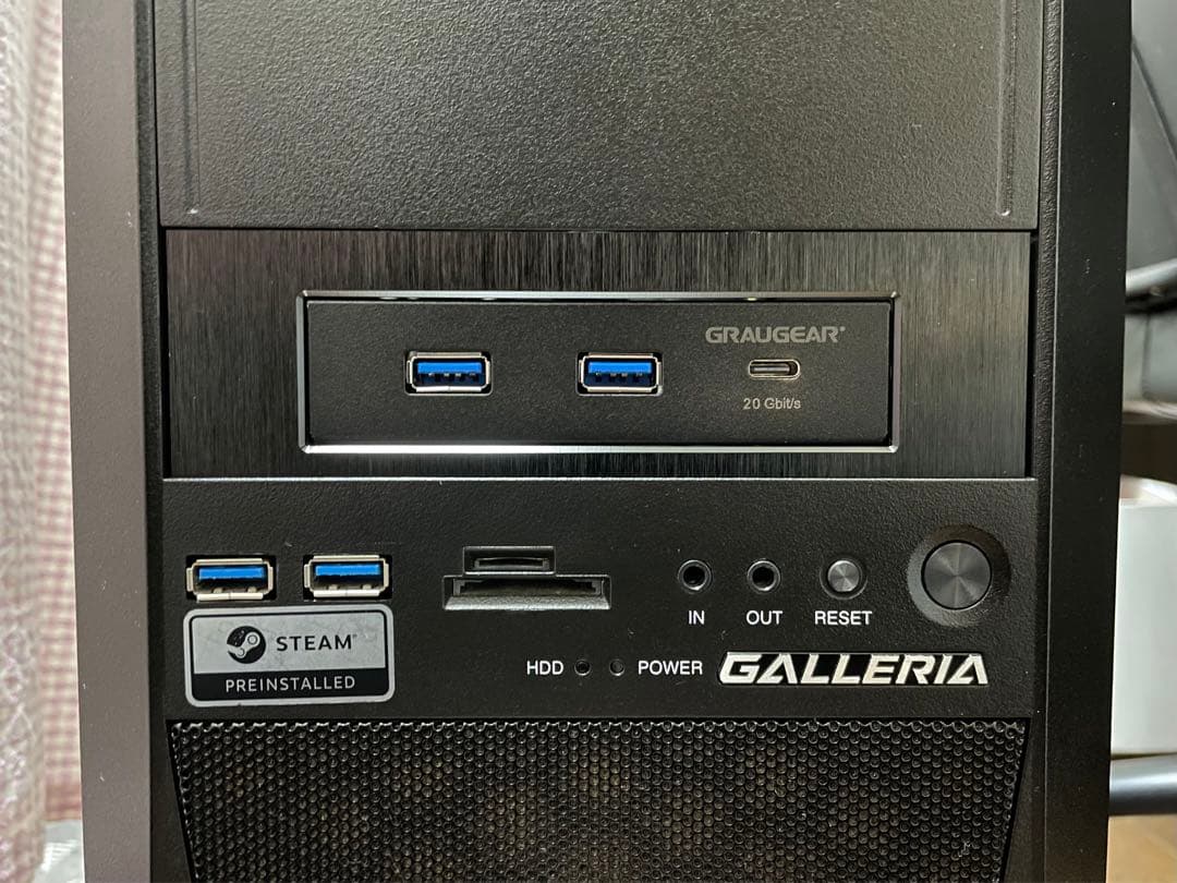 ガレリア XF ケース 20Gbps 対応 Type-C クーラーマザーボード付