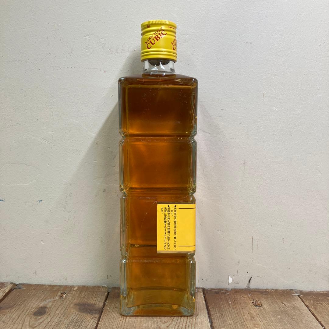 E-壁 希少 サントリー ウィスキー デザインボトル 終売 角 キュービック