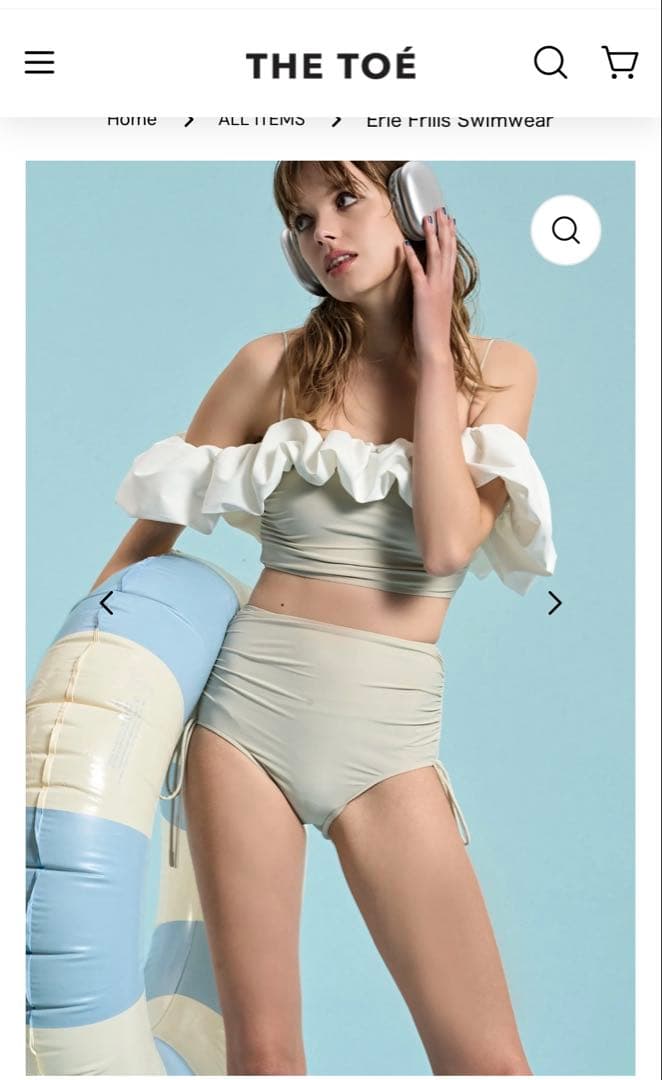 水着・ラッシュガード THE TOE ERIE FRILLS SWIMWEAR