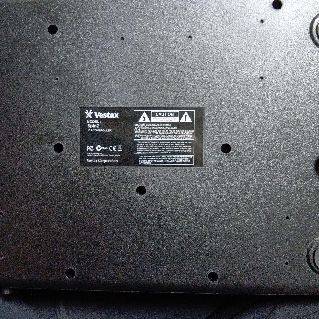 Vestax Spin2 DJコントローラーLightning変換端子付き