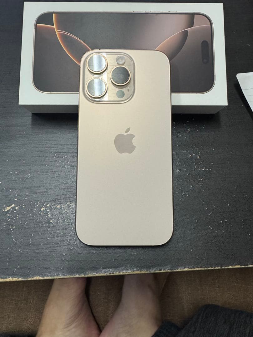 lain【ジャンク品】iPhone 16Pro 本体 デザートチタニウム