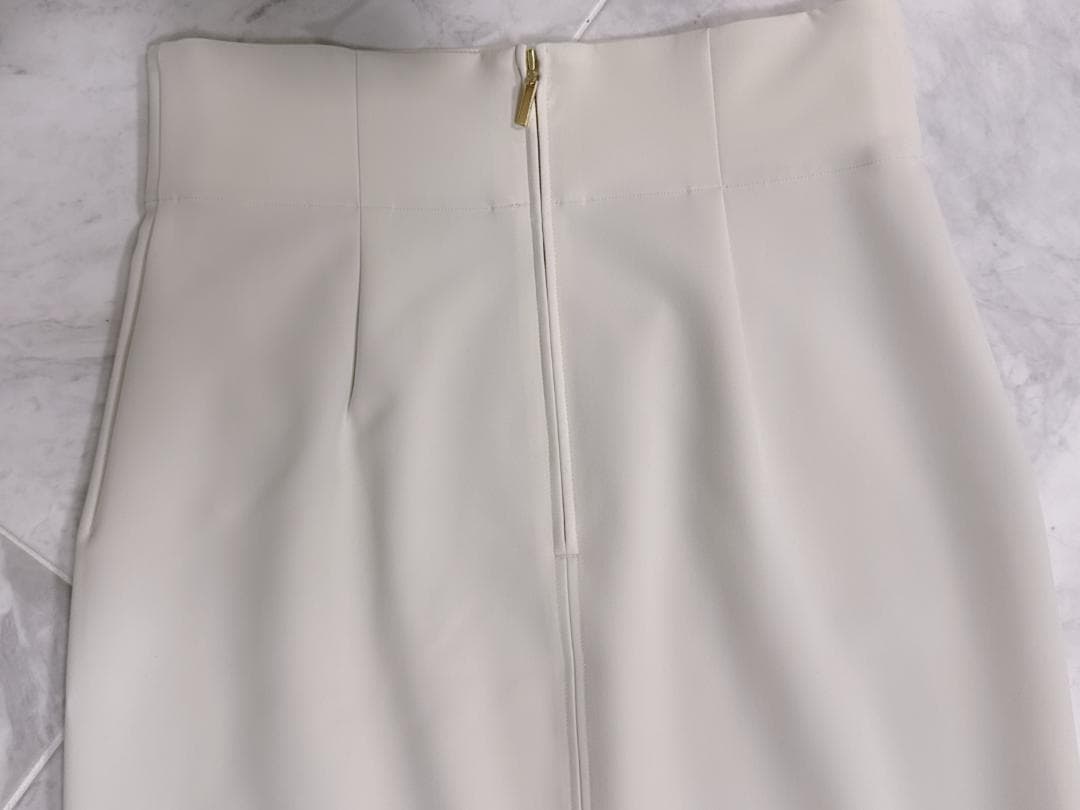 美品★NOBLE ノーブル ジャージーライクカラータイトスカート８