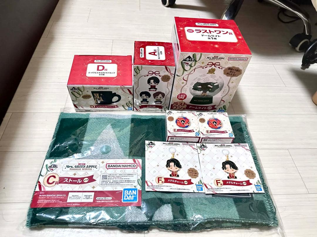 一番くじ　Mrs. GREEN APPLE MAGICAL WINTER