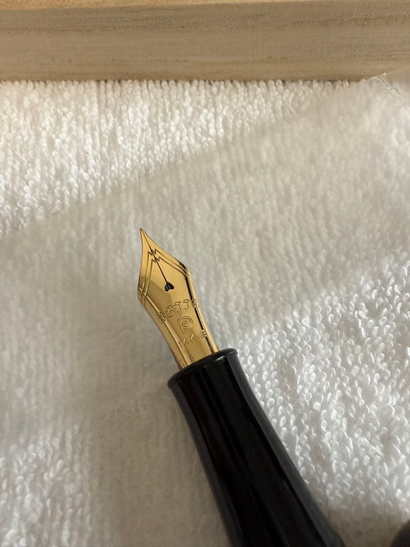 プラチナ万年筆蒔絵、2005年モデル絶版、本金蒔絵-古代鳥