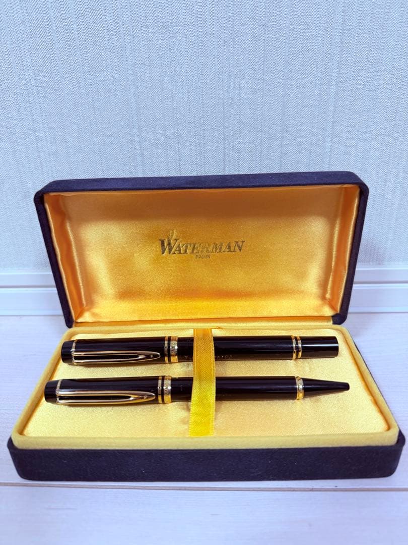 Waterman 万年筆　ボールペン　セット　18k