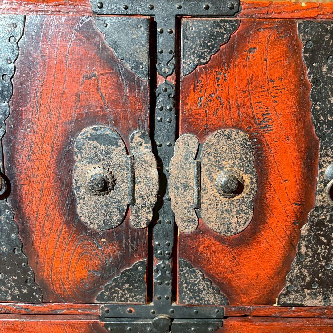 船箪笥　時代箪笥 引出し収納 和家具 アンティーク 伝統工芸 レトロ 和室 座敷