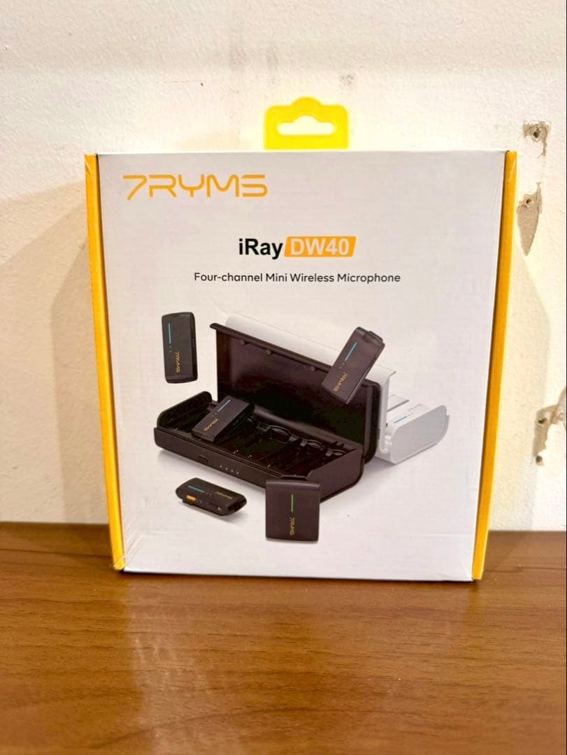 7RYMS iRay DW40 ワイヤレスマイク 4ch 配信・撮影