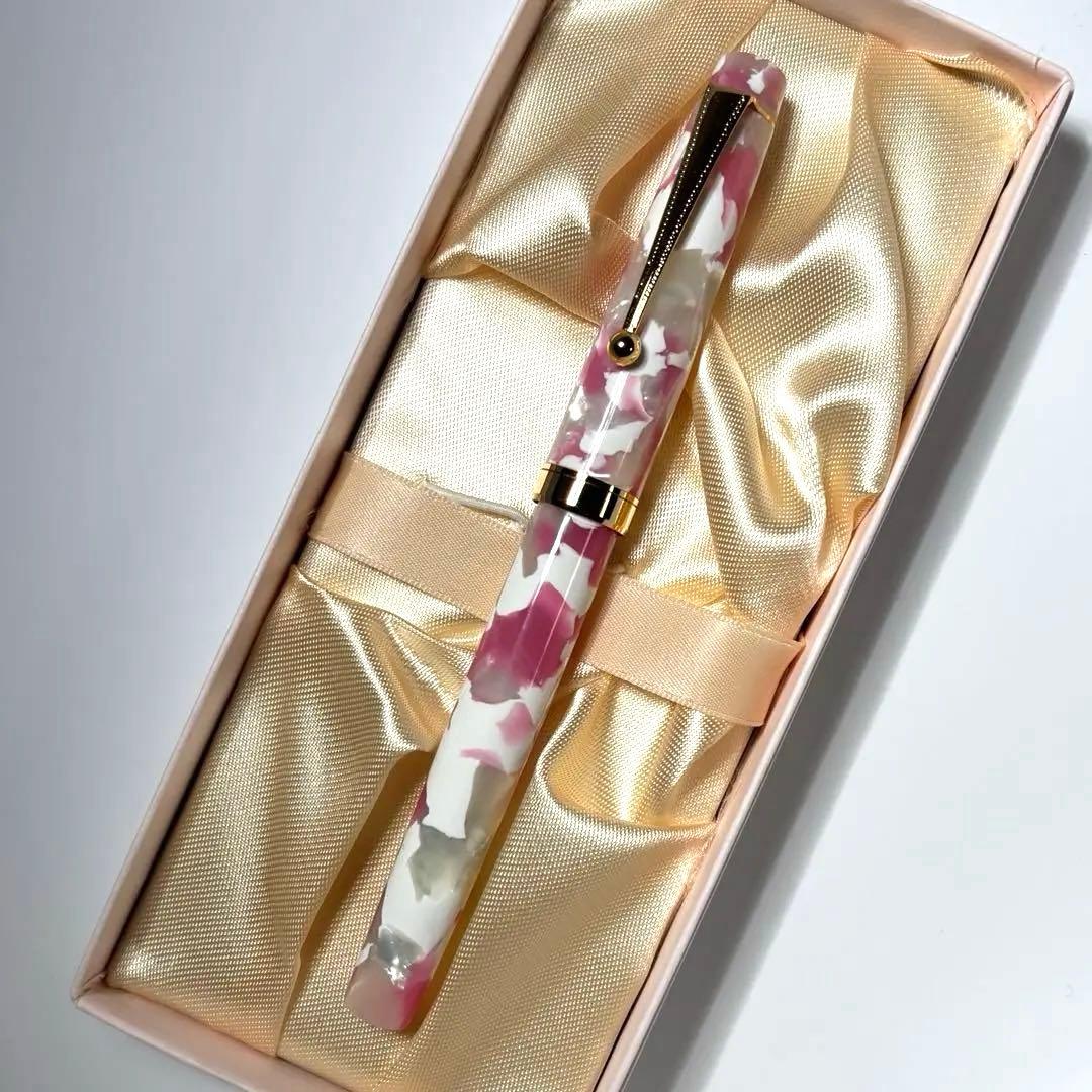 新品　絶版　Pent by 大西製作所 ★ 桜 万年筆 アセテート　轆轤手作り