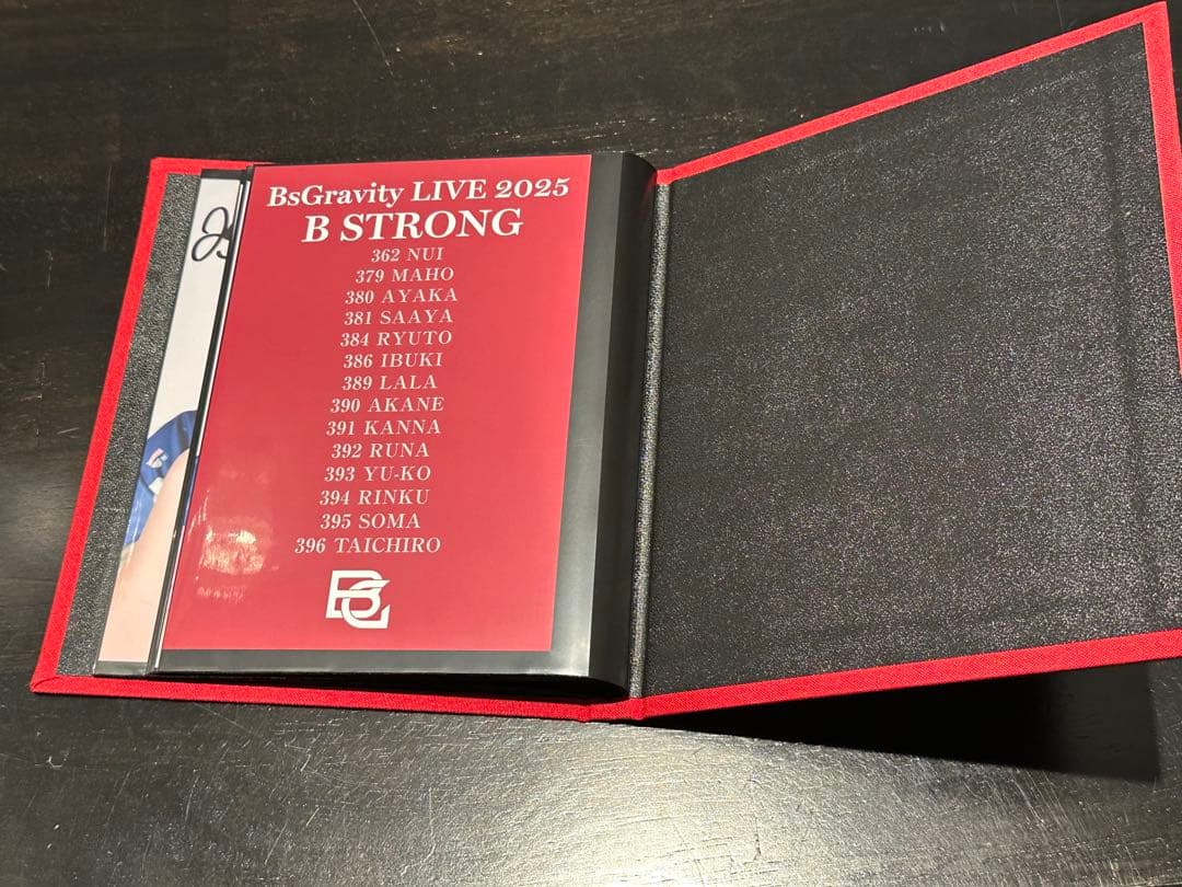 BsGravity LIVE 2025 B STRONG サイン　フォトアルバム